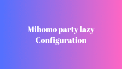 mihomo party lazy configuration